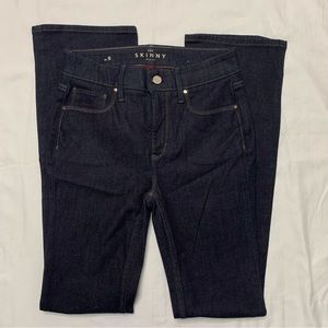 NWT White House Black Market Dark Wash Skinny Flare Jeans